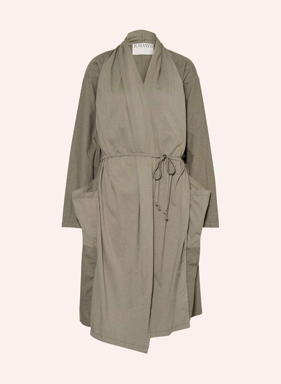 Пальто с льном