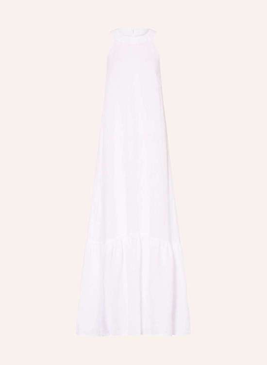 Льняное пляжное платье