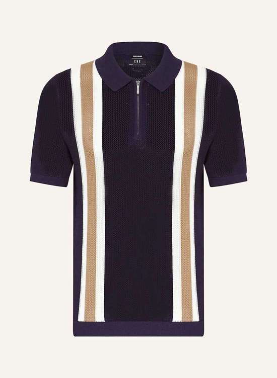 Вязаная рубашка-поло