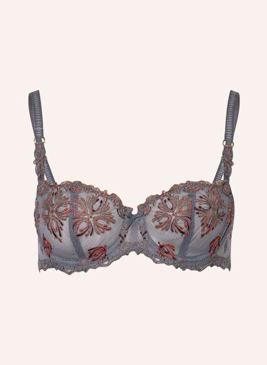 серый/темнооранжевый/золотой