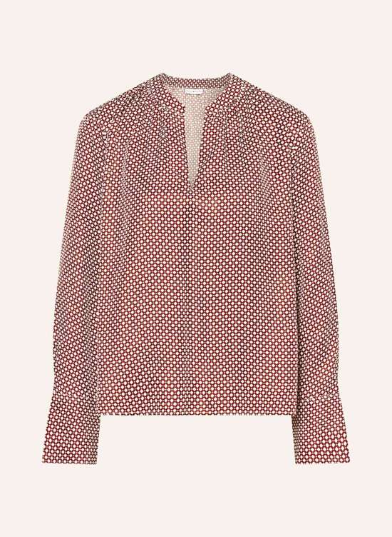 темно-красный/экрю