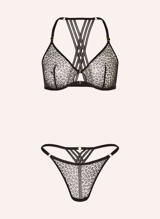 Комплект nine: бюстгальтер-треугольник и стринги. CLOUD