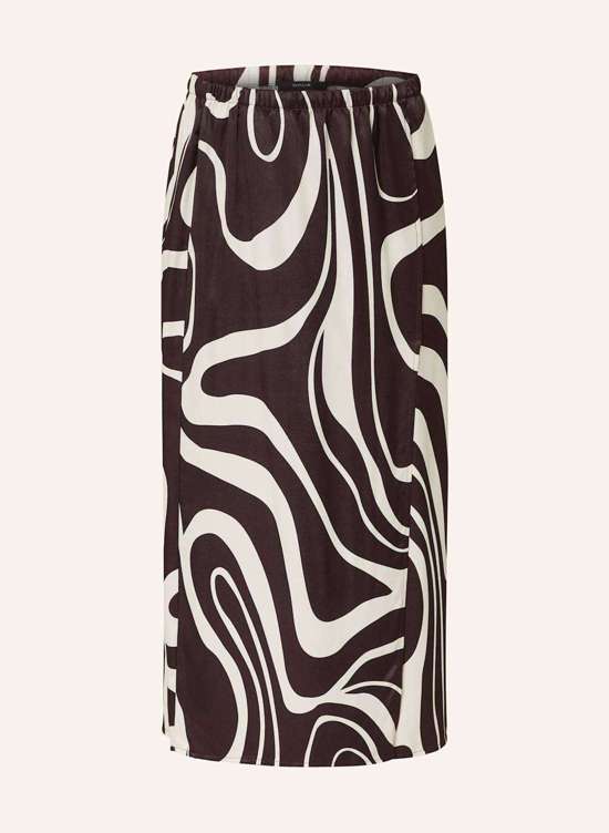 темно-коричневый/белый