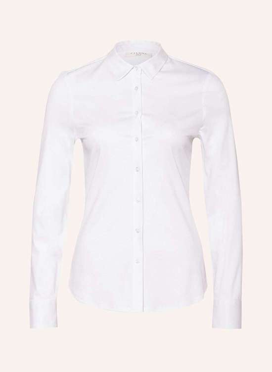 Блузка-рубашка из джерси