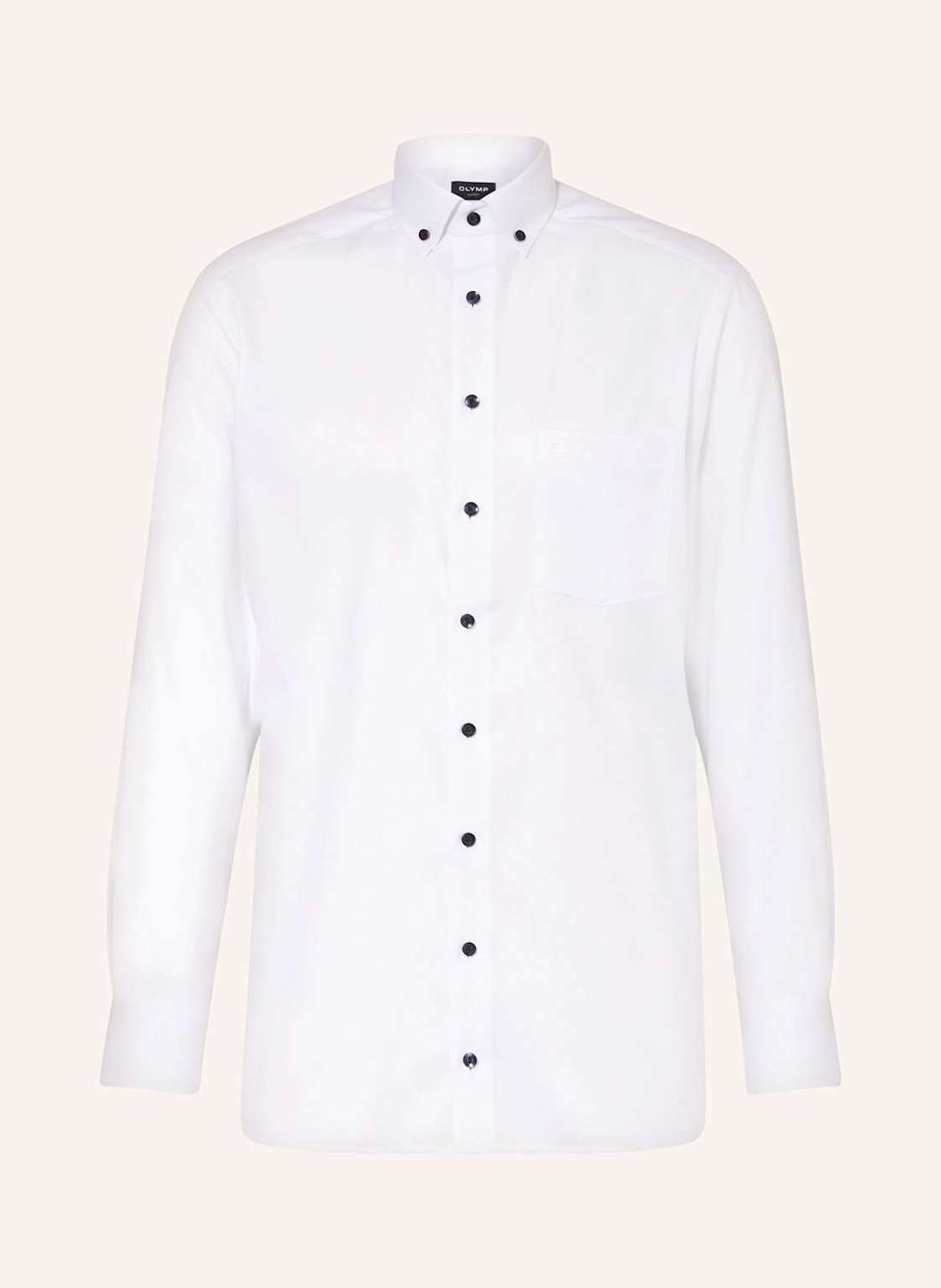 Рубашка современного кроя с удлиненными рукавами