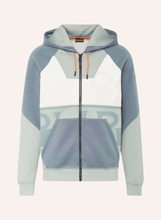 синий серый/салатовый/кремовый