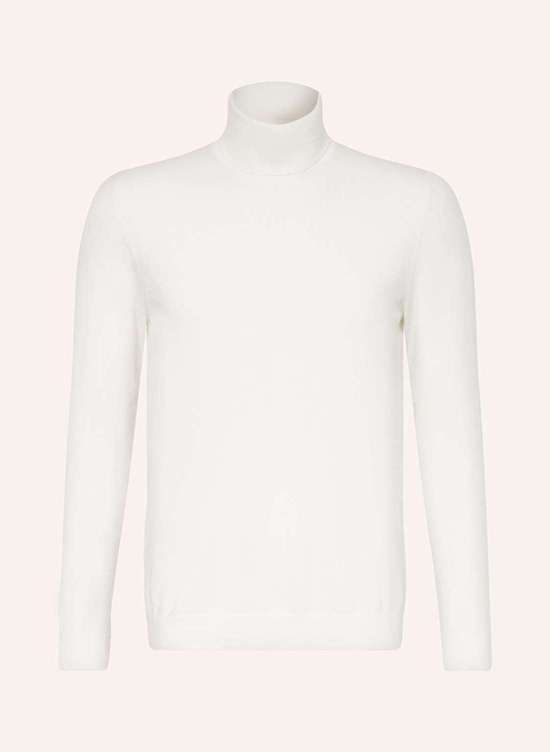 Пуловер с высоким воротником