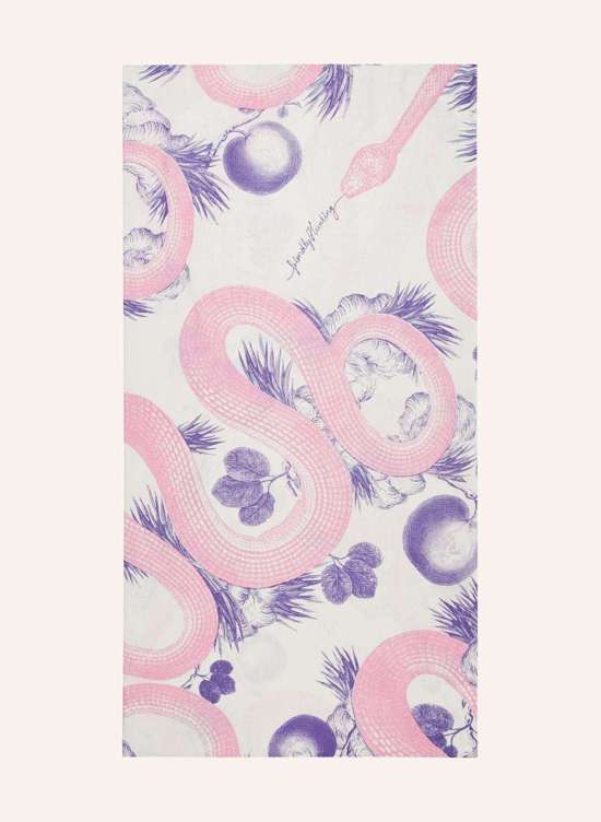 белый/розовый/темно-лиловый