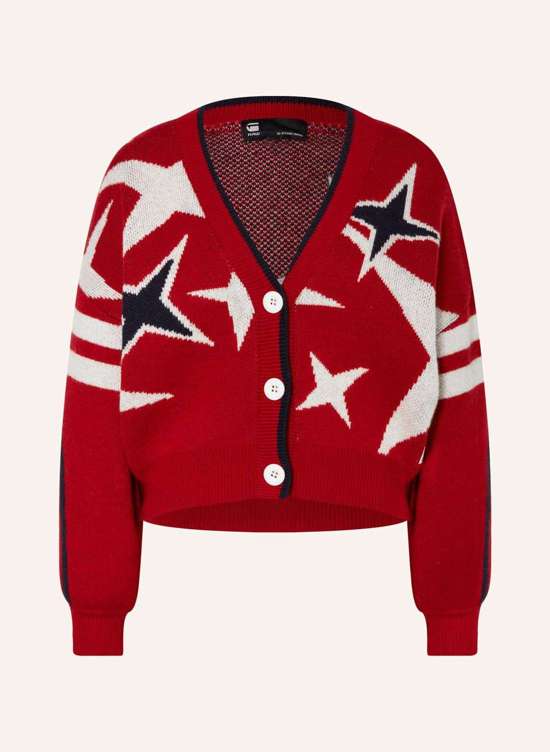 темно-красный/кремовый