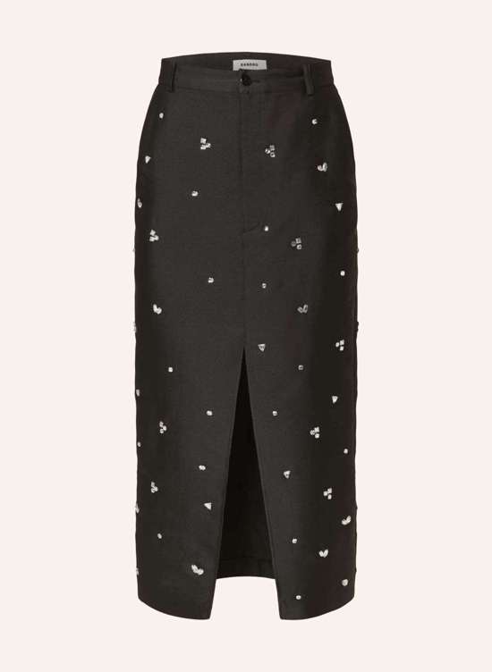 Юбка с драгоценными камнями