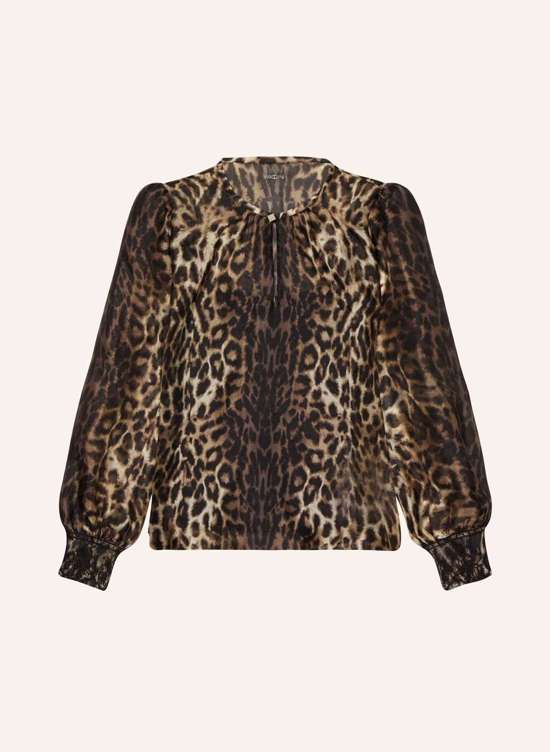 Блузка-рубашка с кружевом