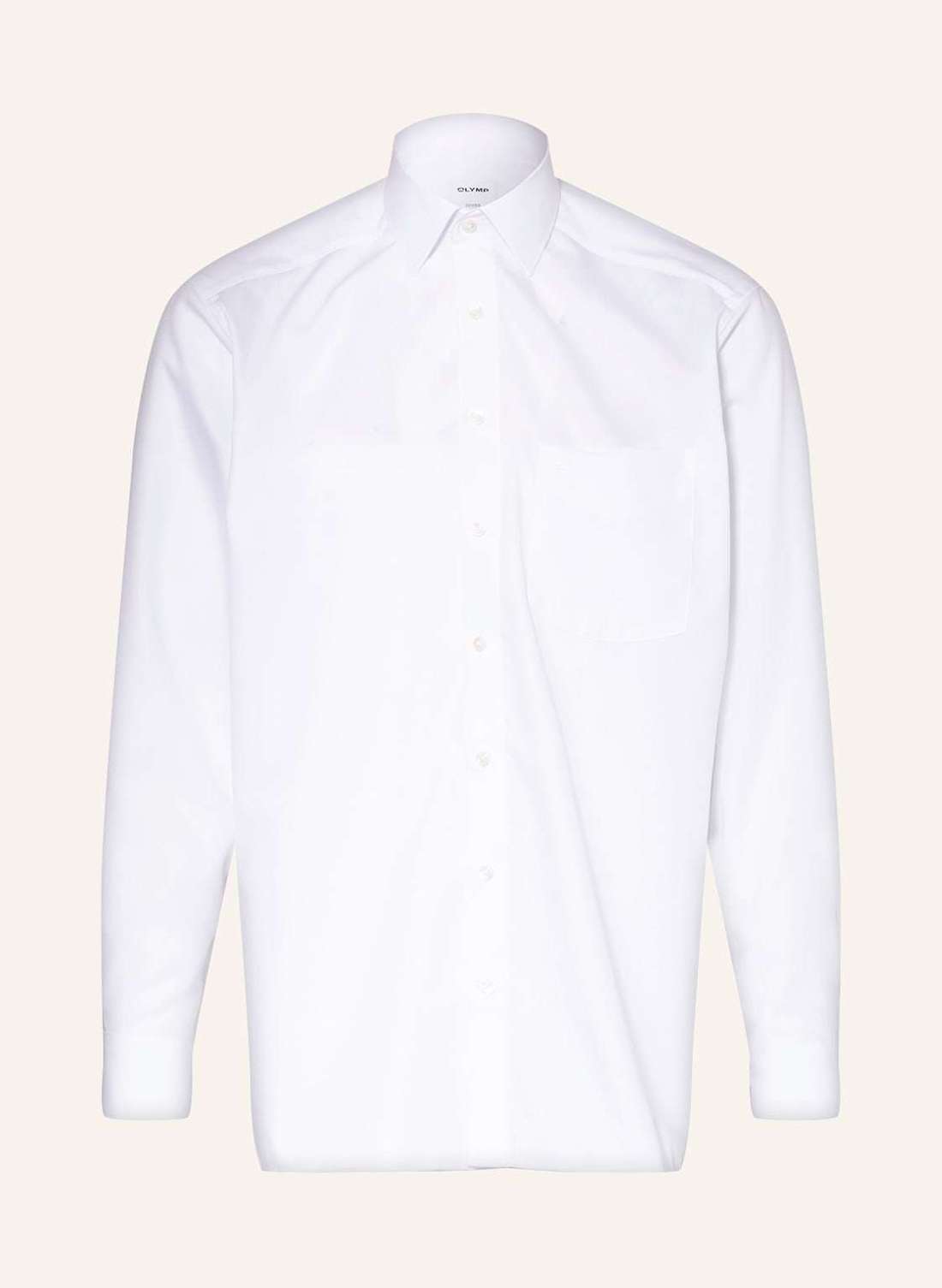 Рубашка комфортного кроя с воротником стойкой