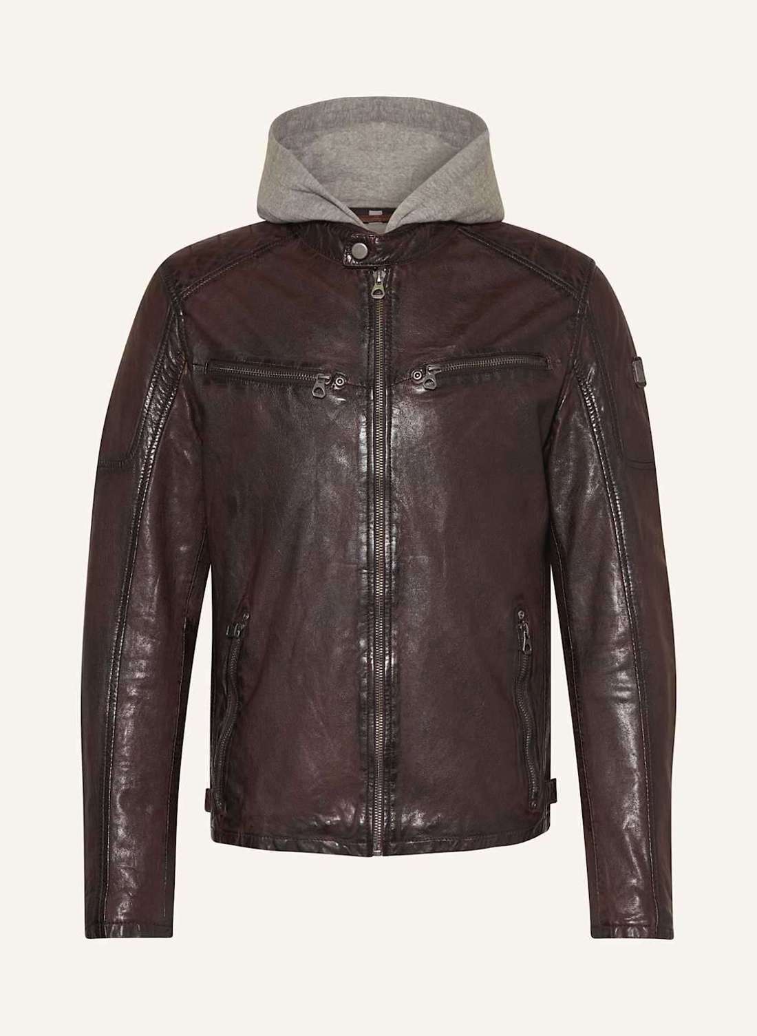 Кожаная куртка со съемной панелью GMRAYCO