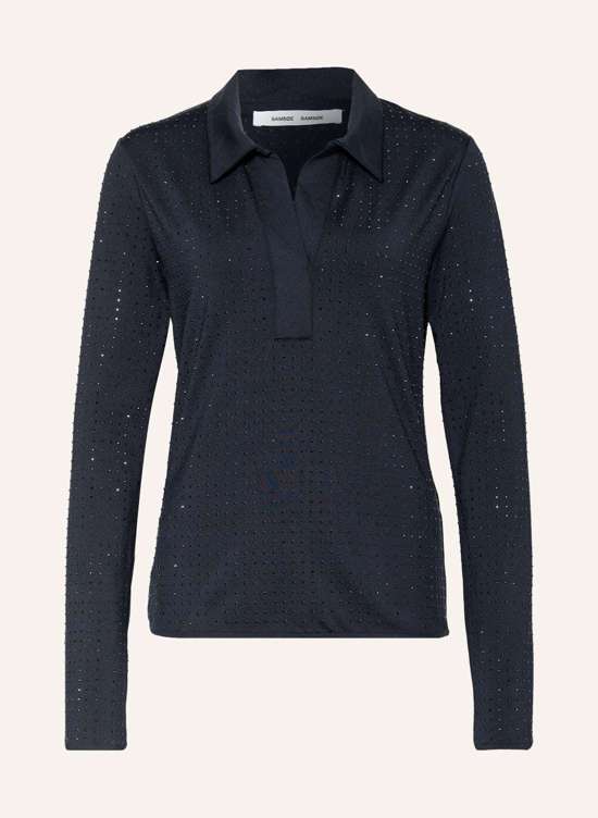 Блузка-рубашка с драгоценными камнями MALIKA