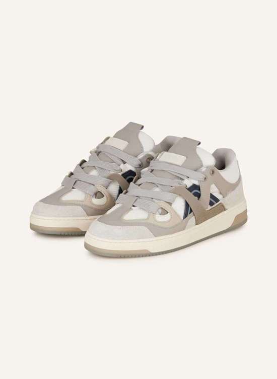 темно-серый/кремовый