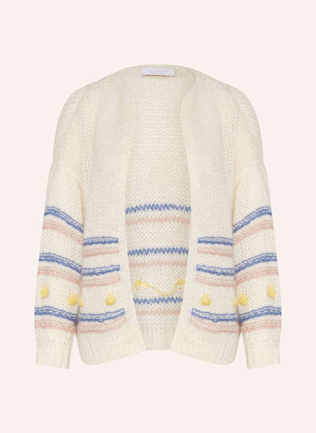 Вязаный чехол из мохера.