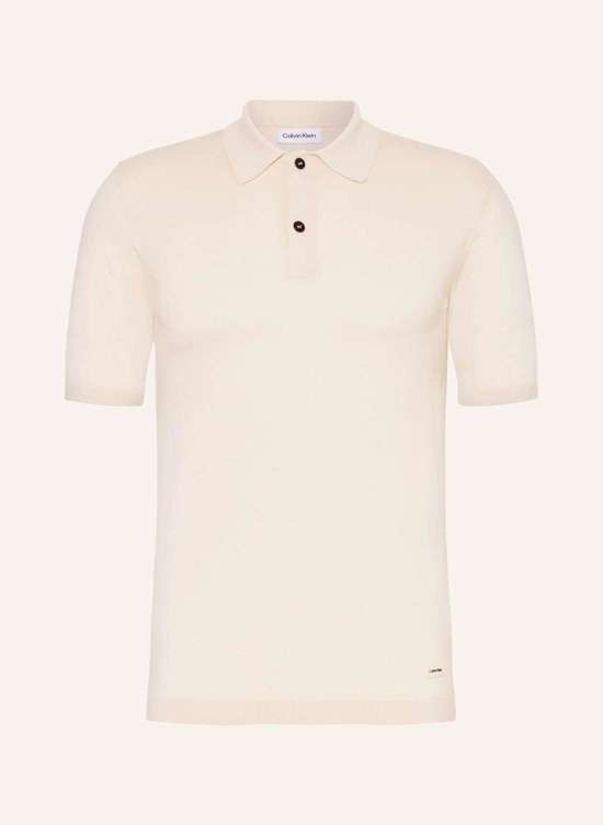 Вязаная рубашка-поло