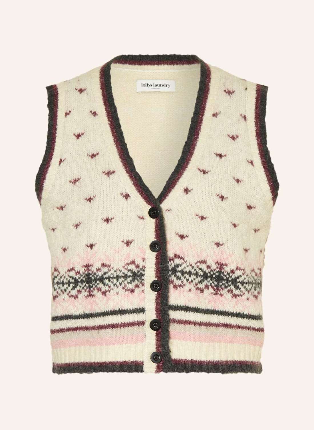 Вязаный жилет