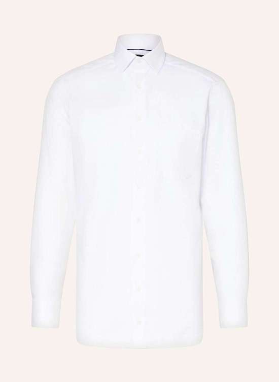 Рубашка современного кроя с удлиненными рукавами