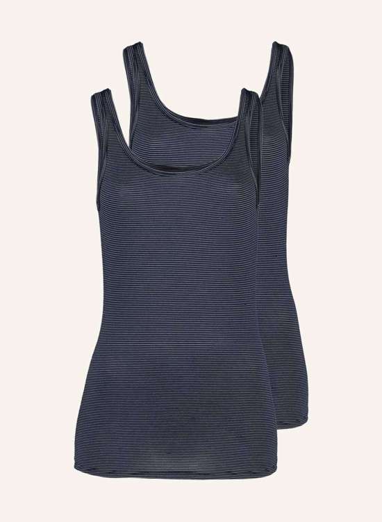 синий/белый в полоску