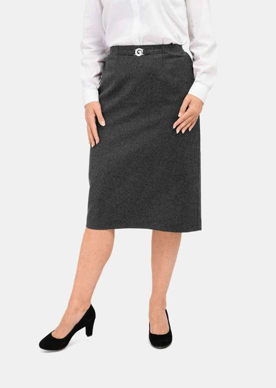 Классическая юбка-комбинация из натуральной шерсти