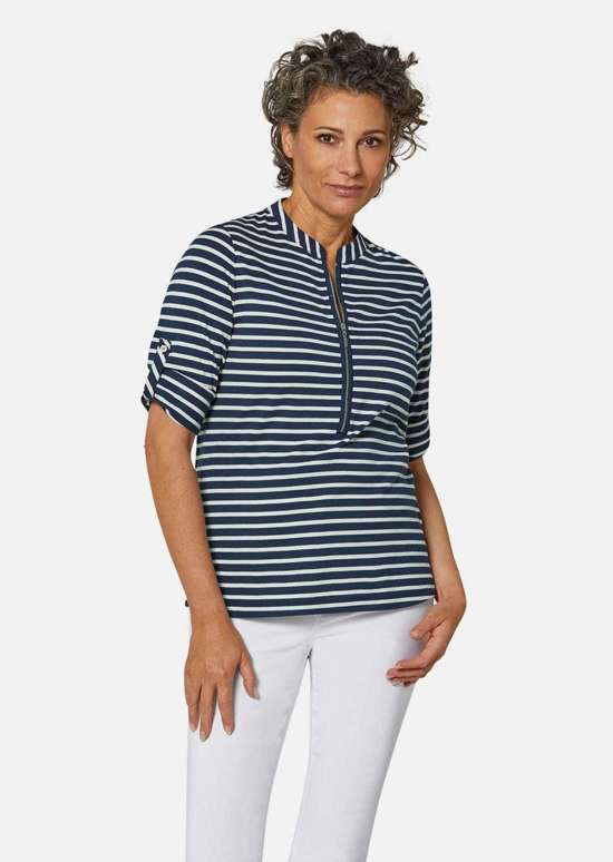 цв.морской волны / кремово-белый / полосатый