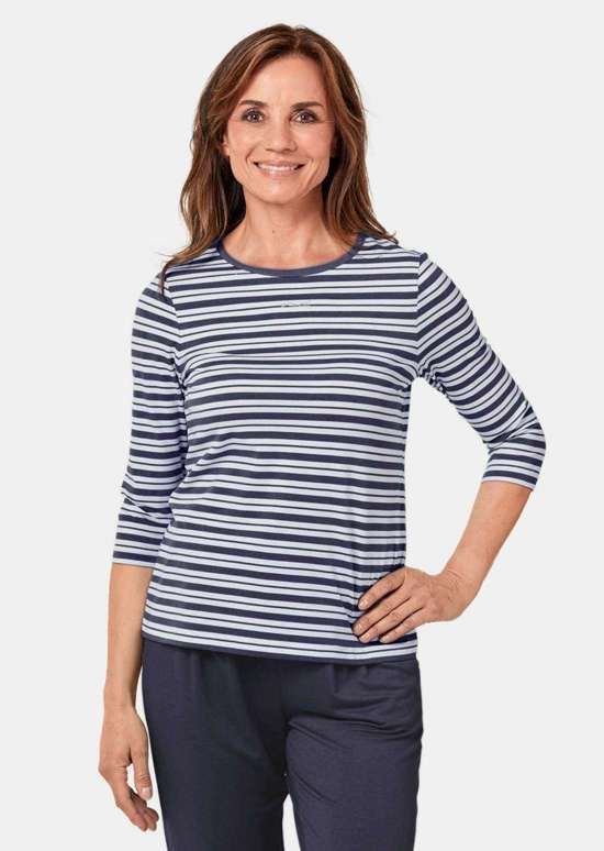 цв.морской волны / белый / полосатый