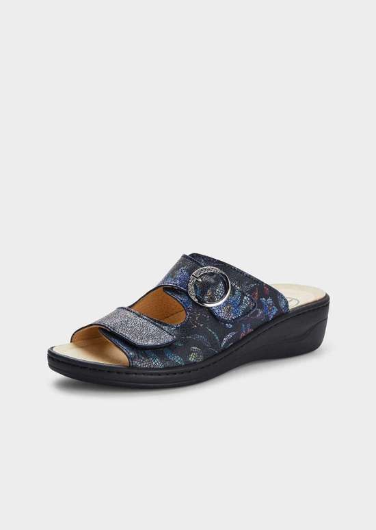 цв.морской волны / разноцветный / С рисунком