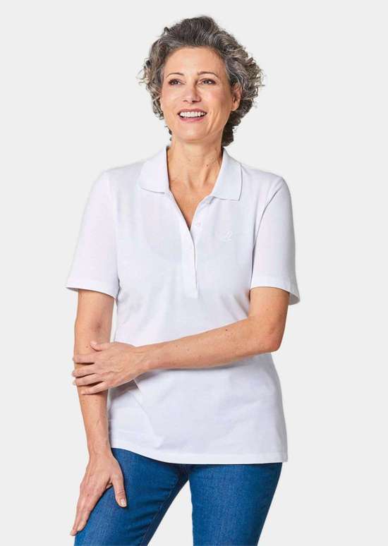 Рубашка-поло из высококачественного пике.