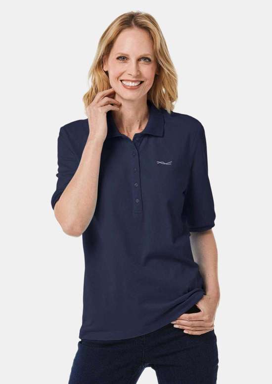 Рубашка-поло из высококачественного пике.