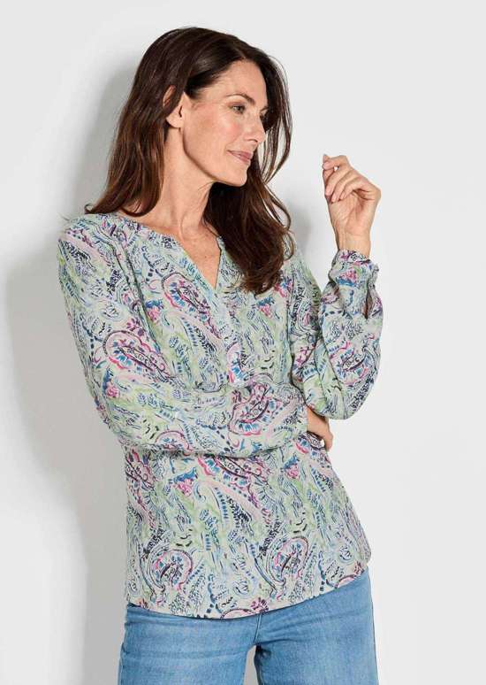 светло-синий / С рисунком