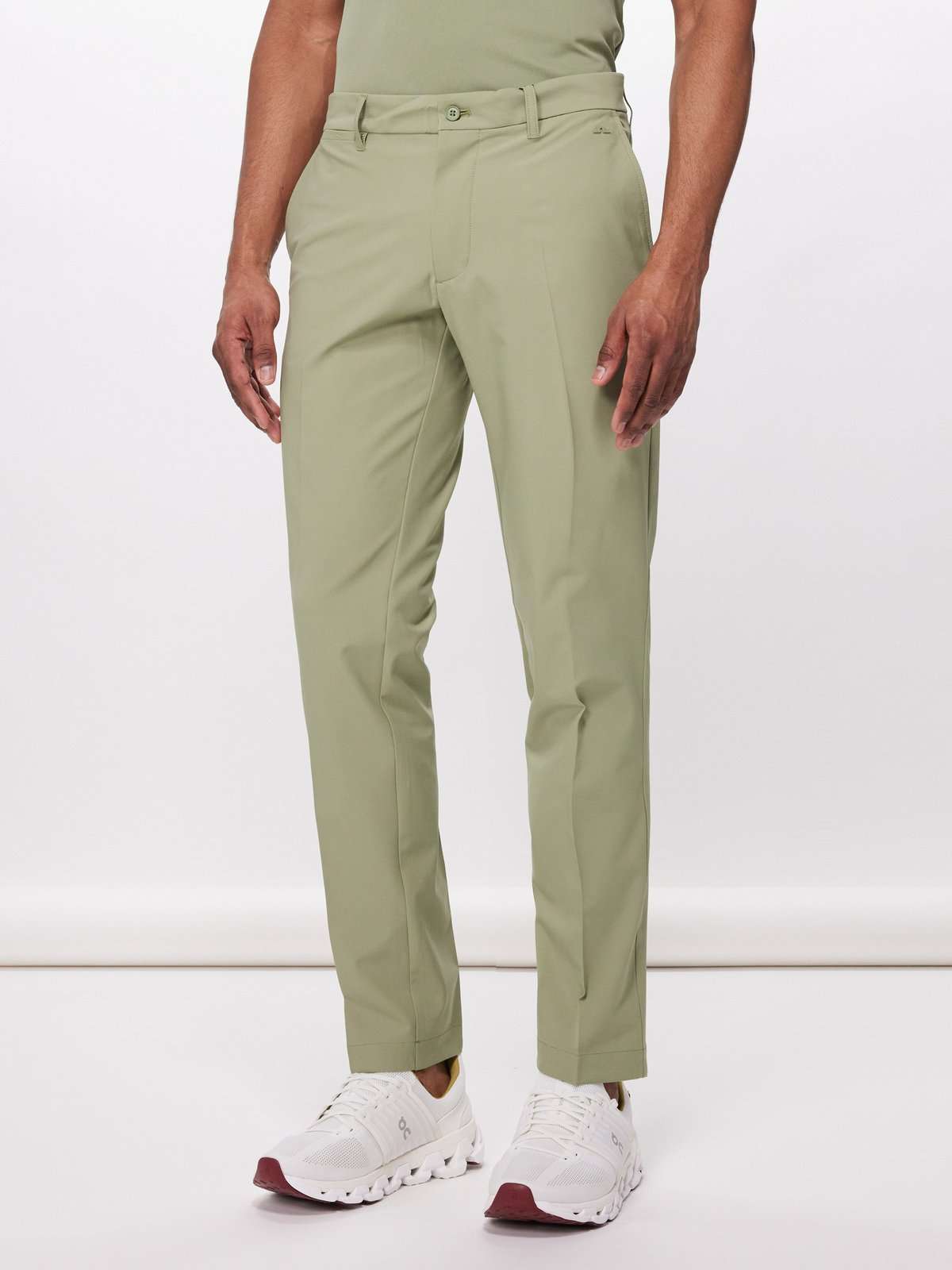 саржевые брюки для гольфа Elott с бляшкой-логотипом
