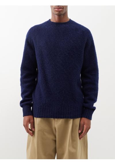 Шерстяной свитер с круглым вырезом