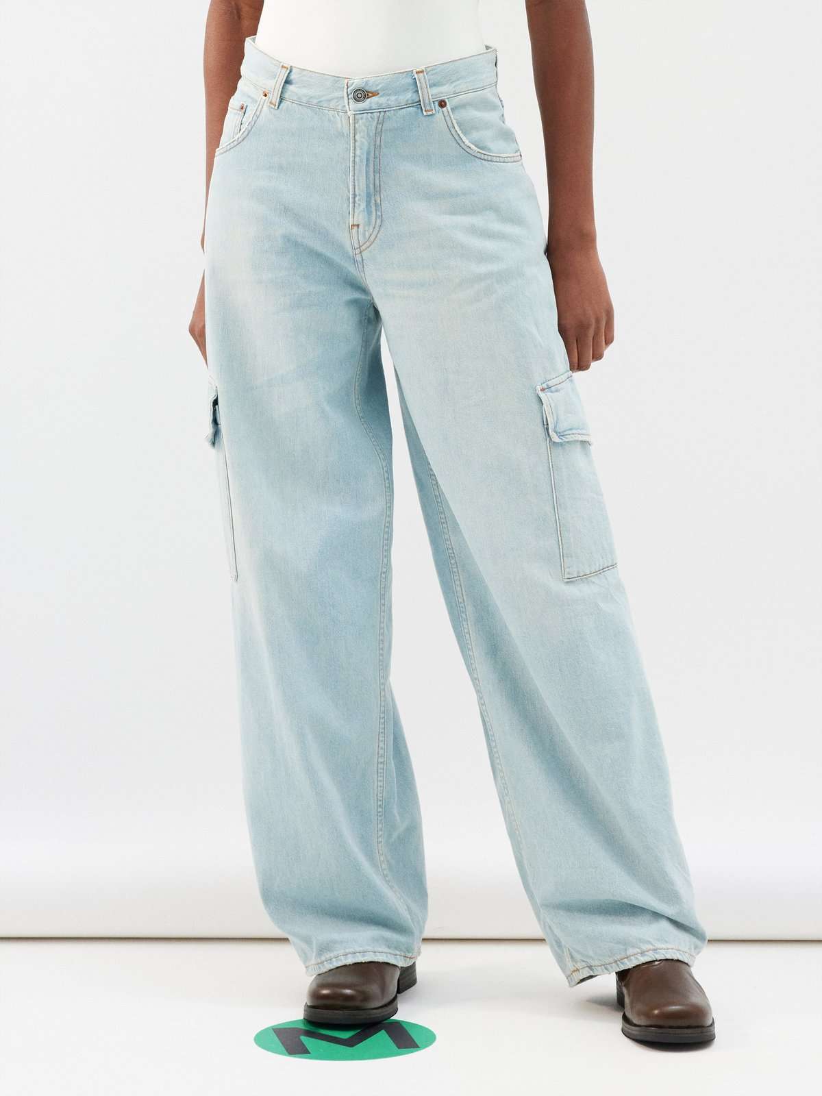 широкие джинсы карго Bethany