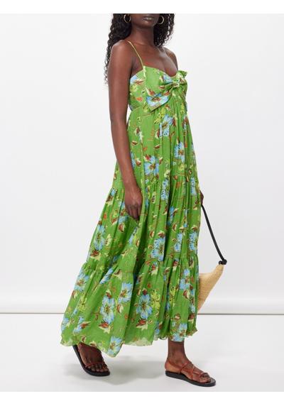 Платье миди рами с цветочным принтом Hotel Lamu
