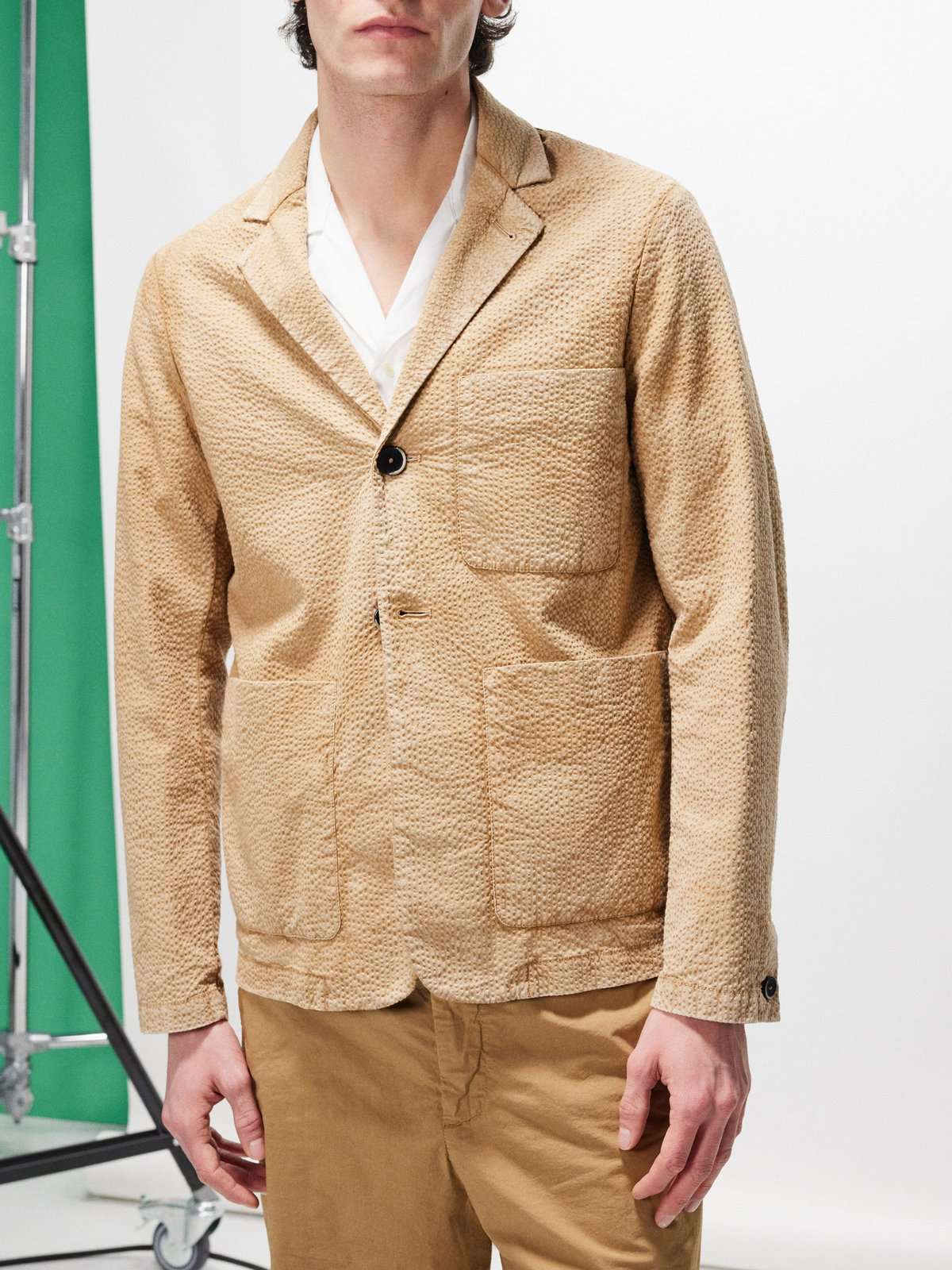 Пиджак Refada из сирсакера из смесового хлопка