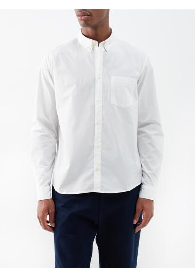 Рубашка Edouard из хлопкового поплина с накладными карманами