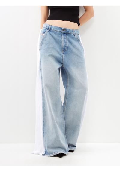 Широкие джинсы Sire с боковыми вставками