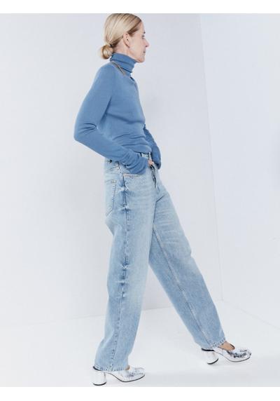 Зауженные джинсы Taper из органического хлопка с завышенной талией