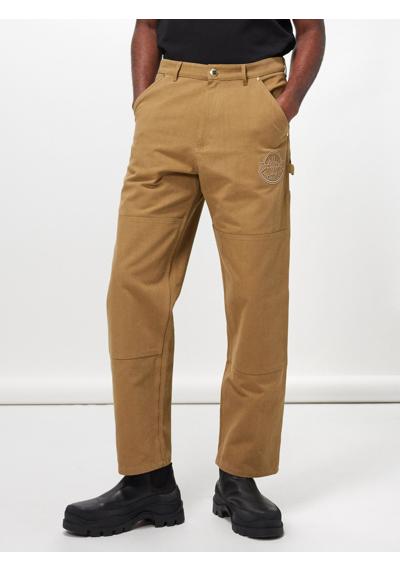 Хлопковые брюки Carpenter с вышитым логотипом из коллекции X Roc Nation