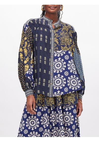 рубашка Florimonde из шелкового крепа с цветочным принтом