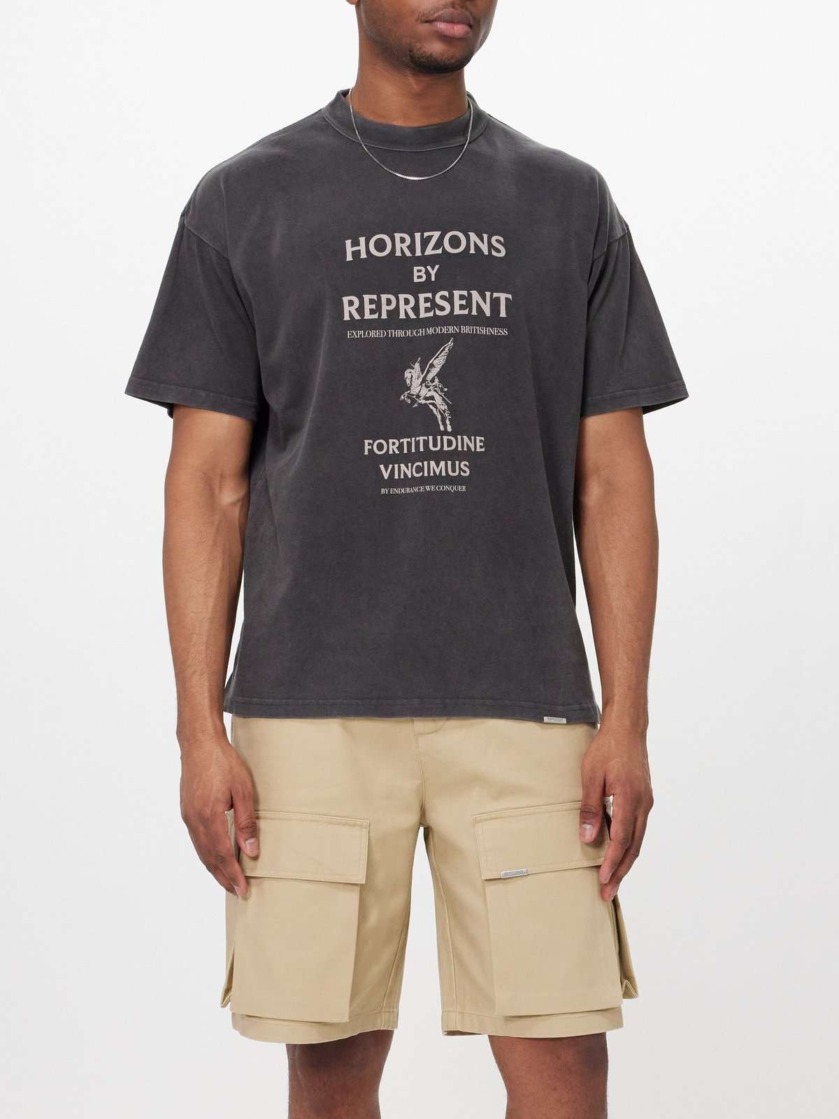 футболка Horizons из хлопкового джерси с логотипом