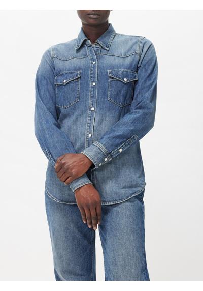 джинсовая рубашка Travis Western с кокеткой
