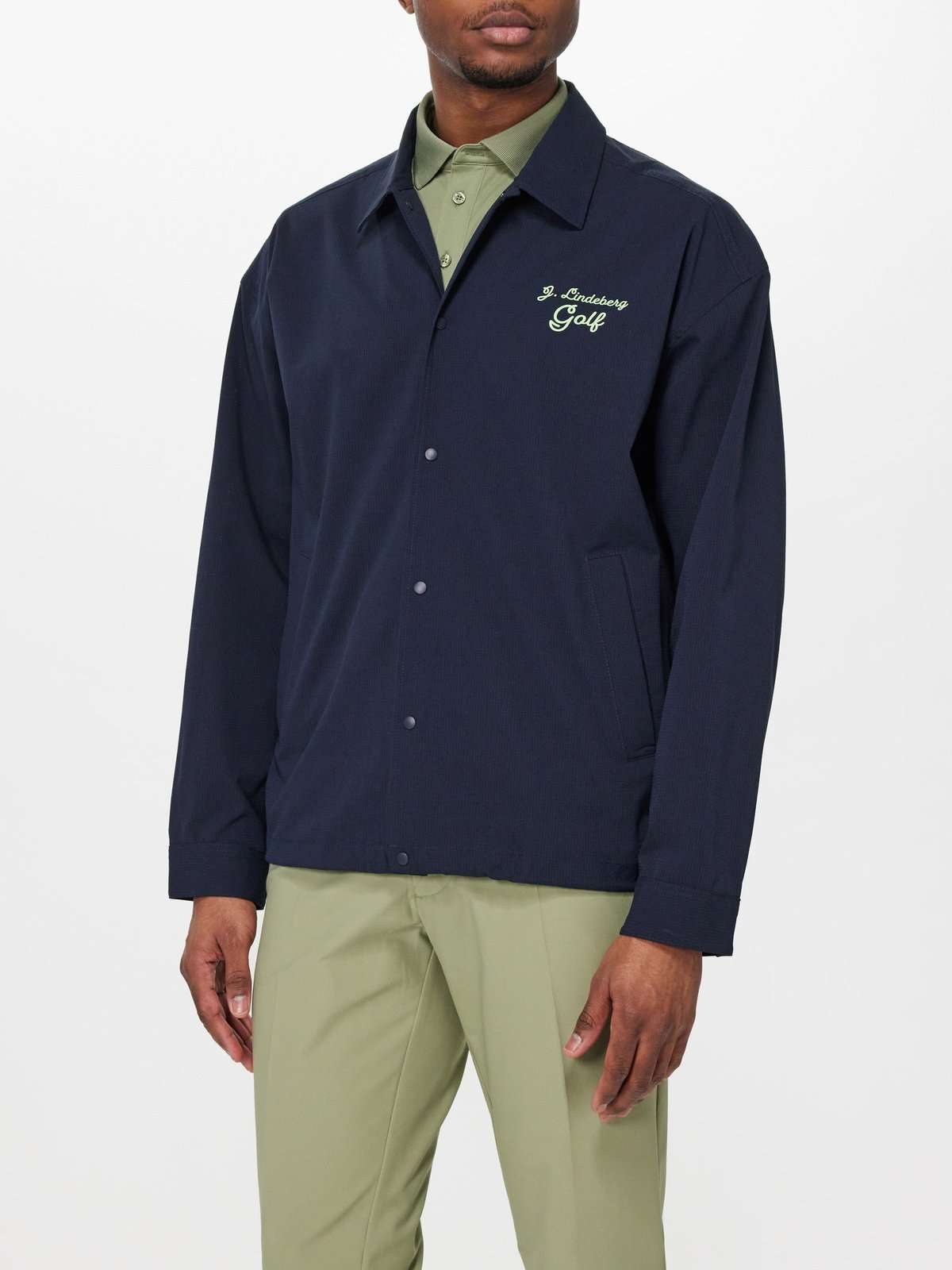 рубашка для гольфа из рипстопа с логотипом Dex