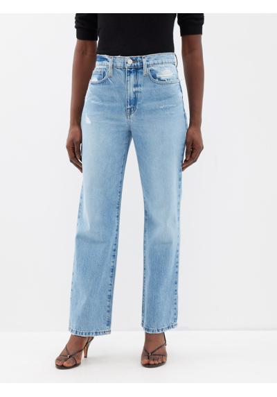 Le Jane прямые джинсы с потертостями
