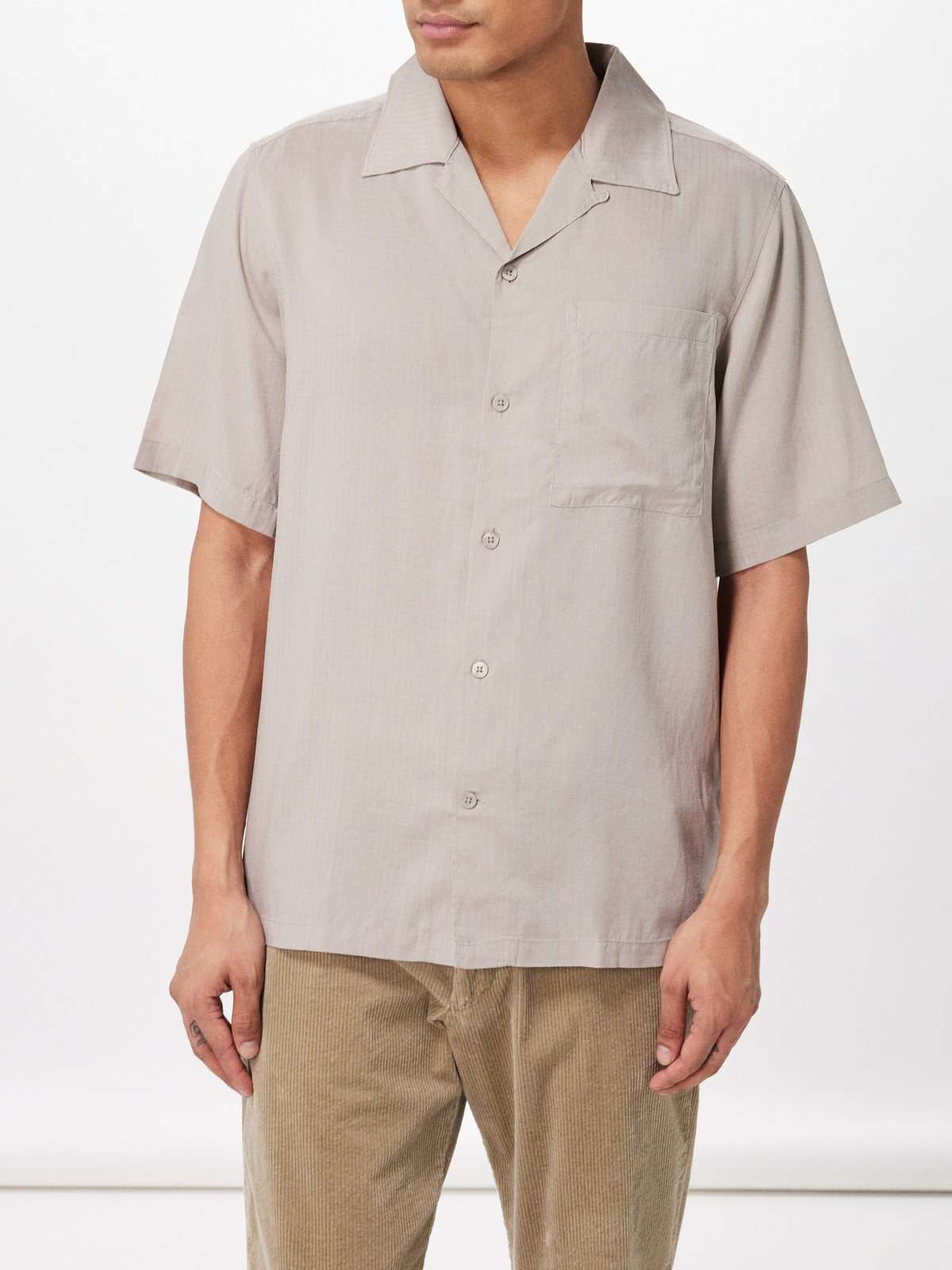 рубашка Julio из лиоцелла с короткими рукавами