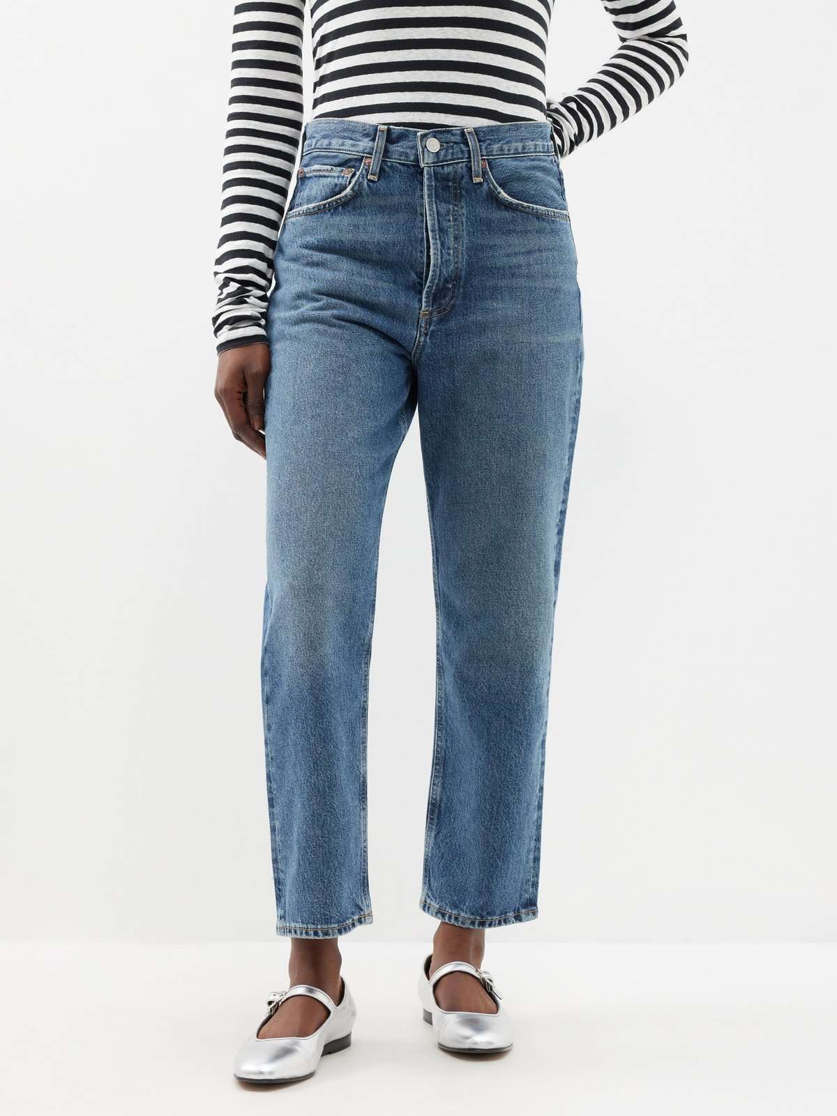 укороченные джинсы 90-х годов