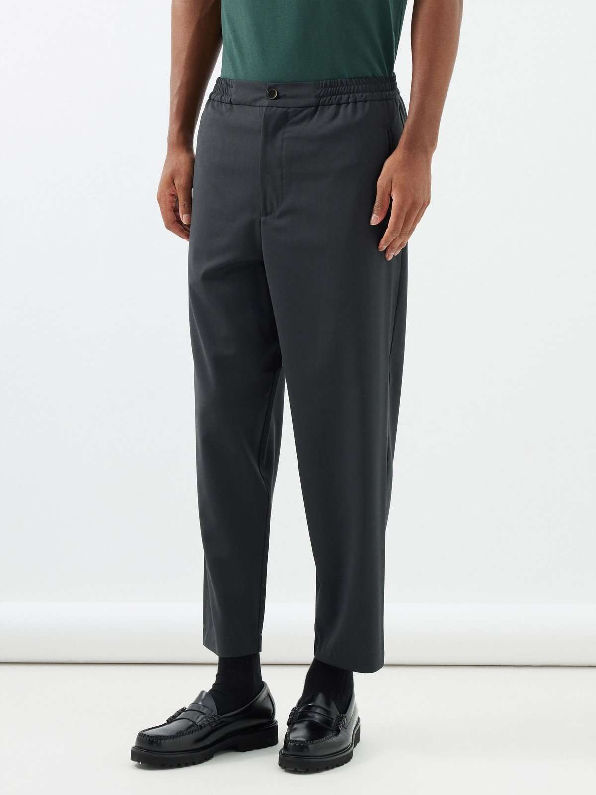 шерстяные брюки Ameo с эластичным поясом