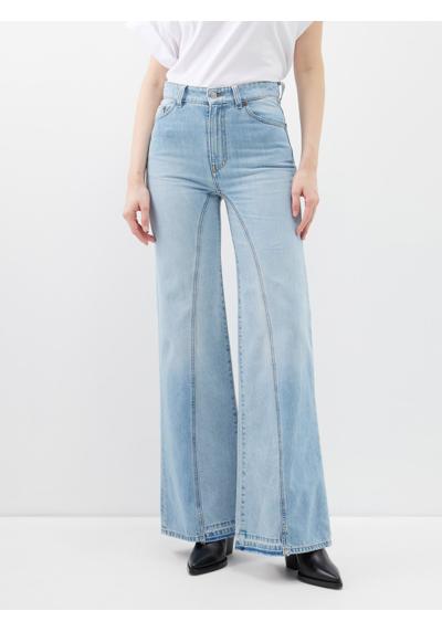джинсы широкого кроя Bianca с центральным швом