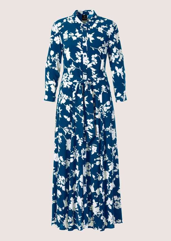 Длинное платье с принтом